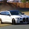 BMW M3 CS Touring crash Goodwood