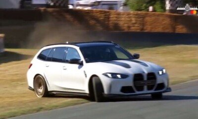 BMW M3 CS Touring crash Goodwood