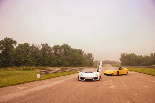 Lamborghini customer track day at Autobahn Raceway