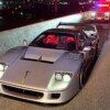 Ferrari F40 LM crash-USA