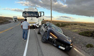 Ferrari Purosangue Pan American Highway Crash-1
