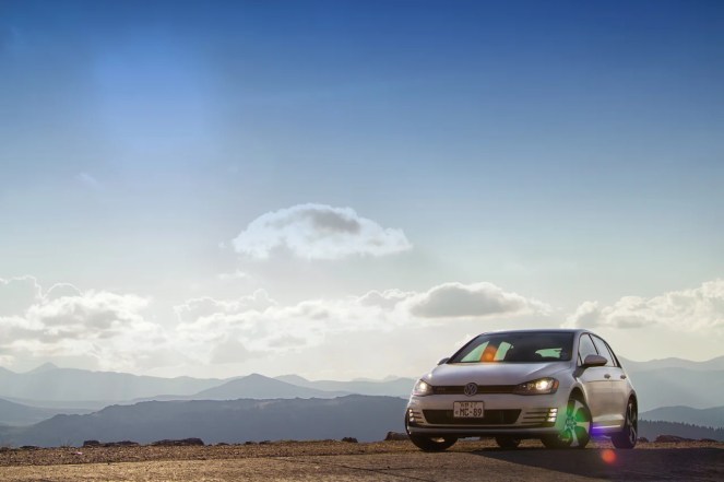 2015 VW Golf GTI at Mount Evans, CO