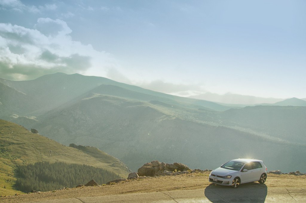 2015 VW Golf GTI at Mount Evans, CO