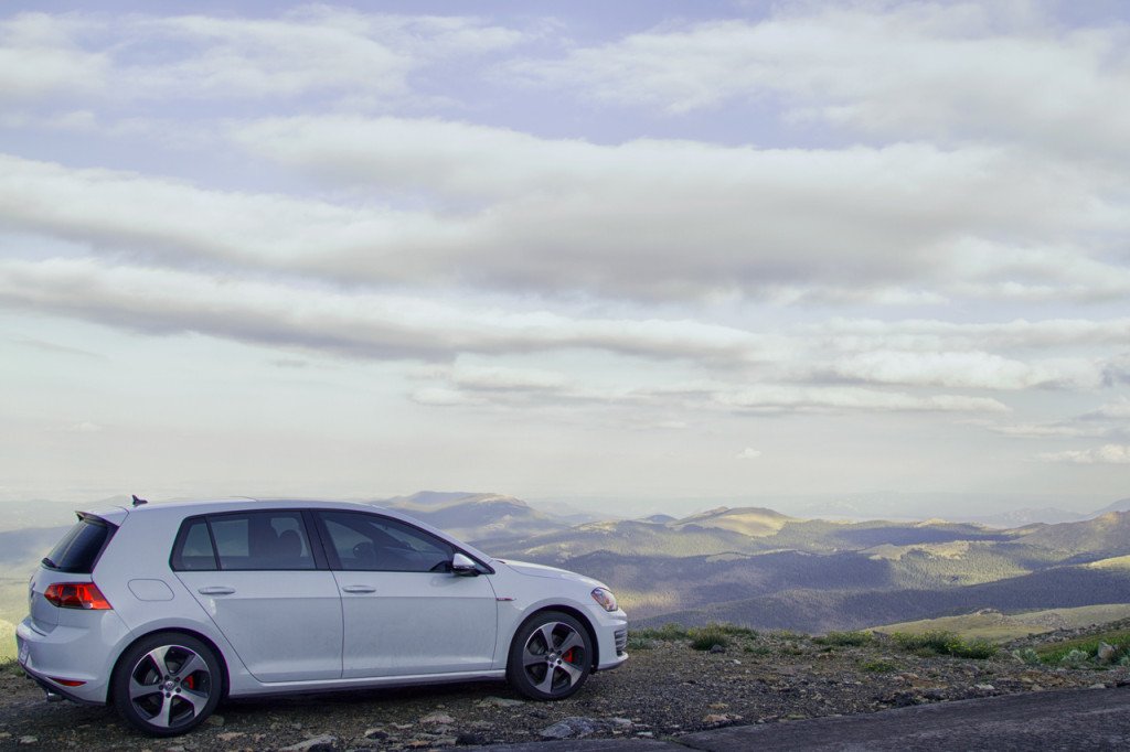 2015 VW Golf GTI at Mount Evans, CO