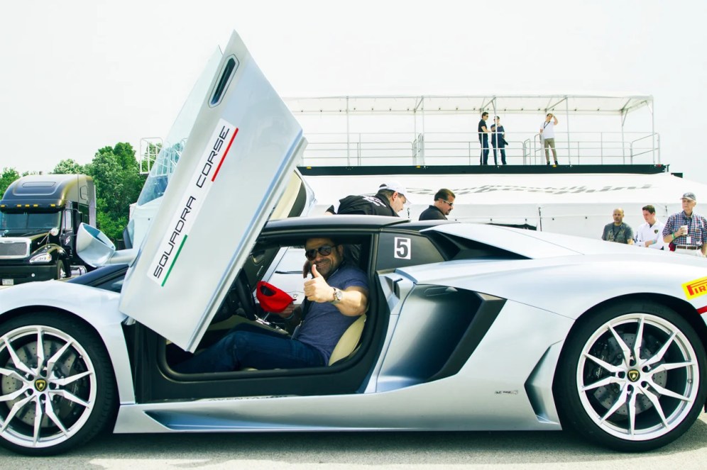 Lamborghini customer track day at Autobahn Raceway