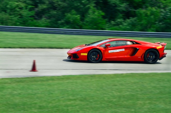 Lamborghini customer track day at Autobahn Raceway