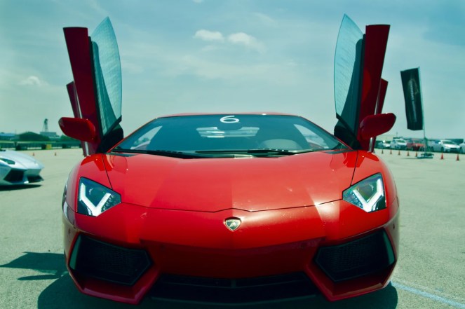 Lamborghini customer track day at Autobahn Raceway