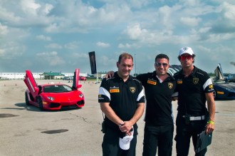 Lamborghini customer track day at Autobahn Raceway