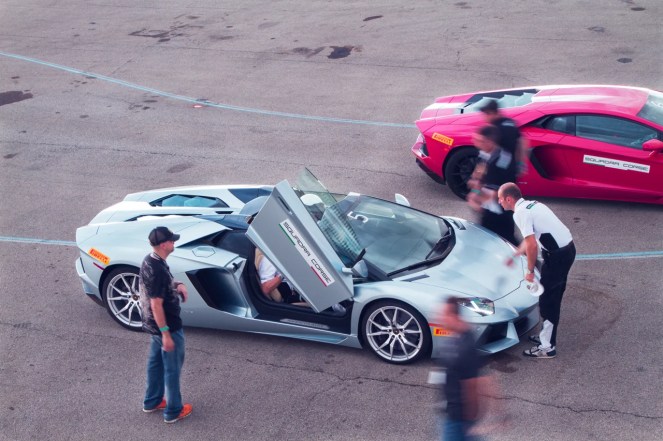 Lamborghini customer track day at Autobahn Raceway