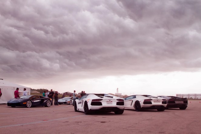 Lamborghini customer track day at Autobahn Raceway
