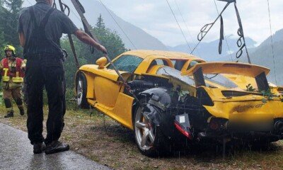 Porsche Carrera GT crash Austria-2