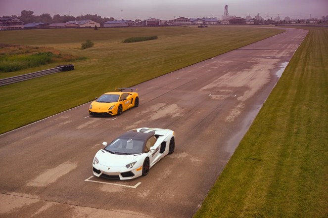 Lamborghini customer track day at Autobahn Raceway