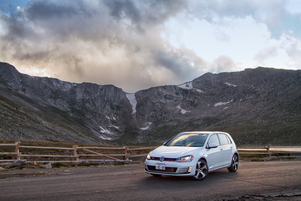 2015 VW Golf GTI at Mount Evans, CO